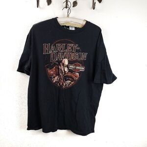 Harley davidson black tee palm springs